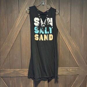 AND Black Sun Salt Sand Swim Coverup